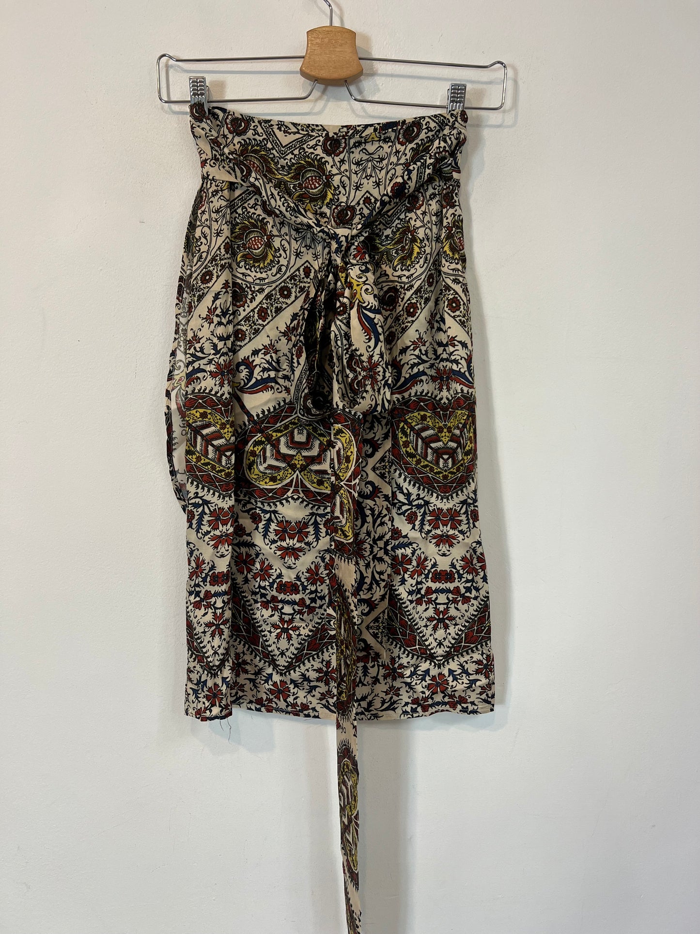 OTRAS. Falda midi cruzada T.u(s/m)