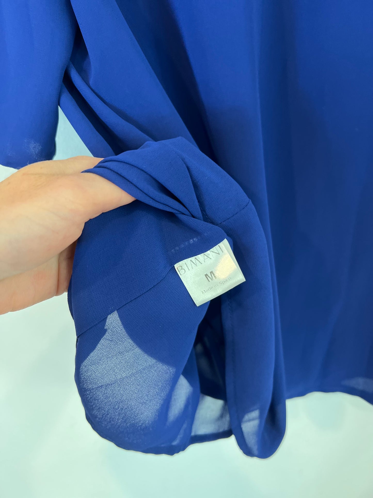 BIMANI. Klein blue blouse Tm