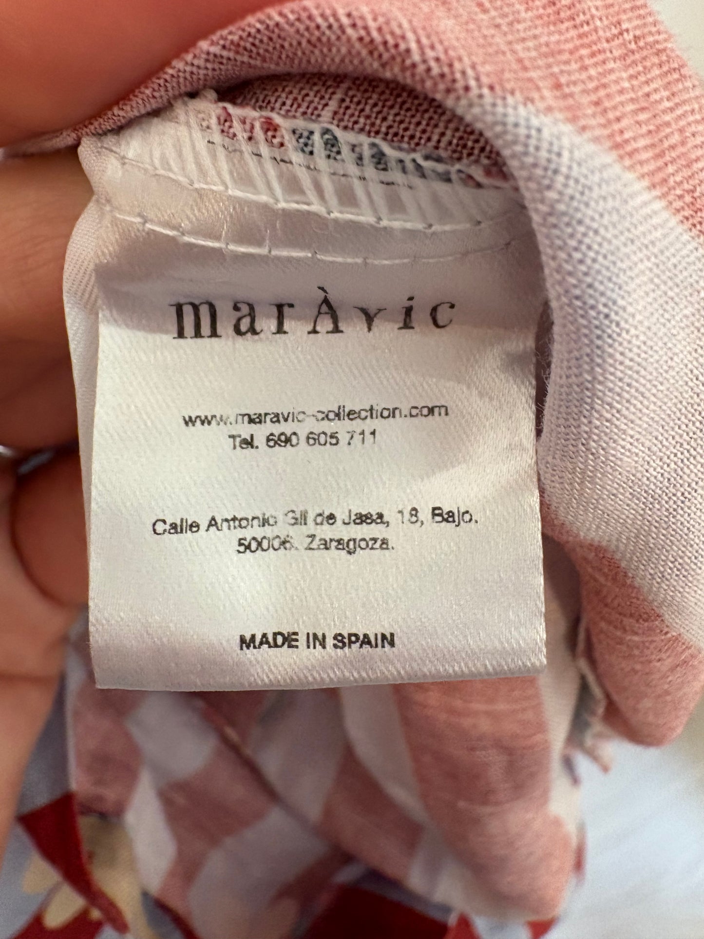 MARÁVIC. Vestido rayas y flores
