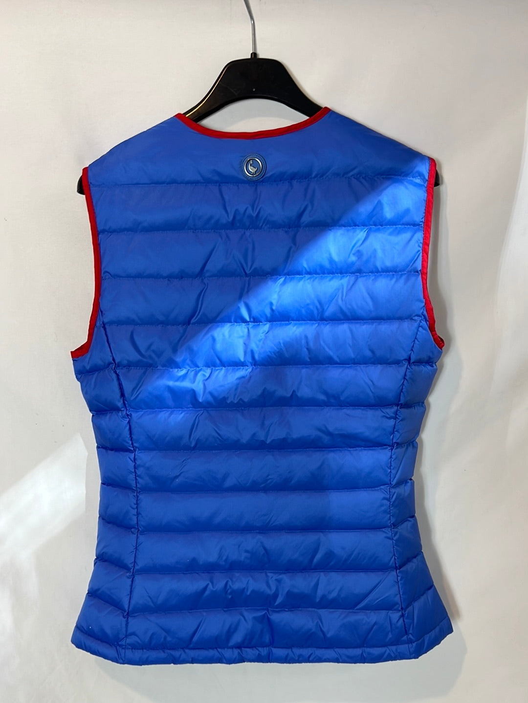 EL GANSO. Chaleco guateado azul T S