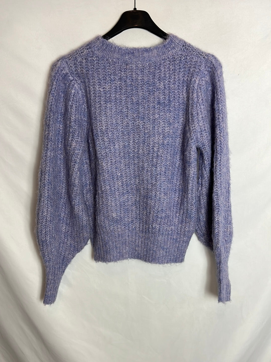 CARLOTA&CO. Jersey morado jaspeado. T S/M