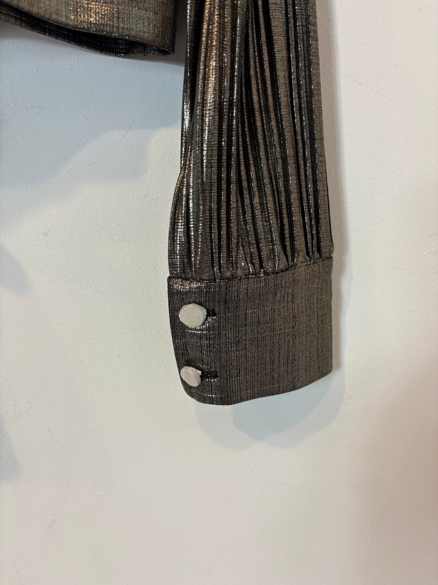 ZARA. Black stretch knit top. TL