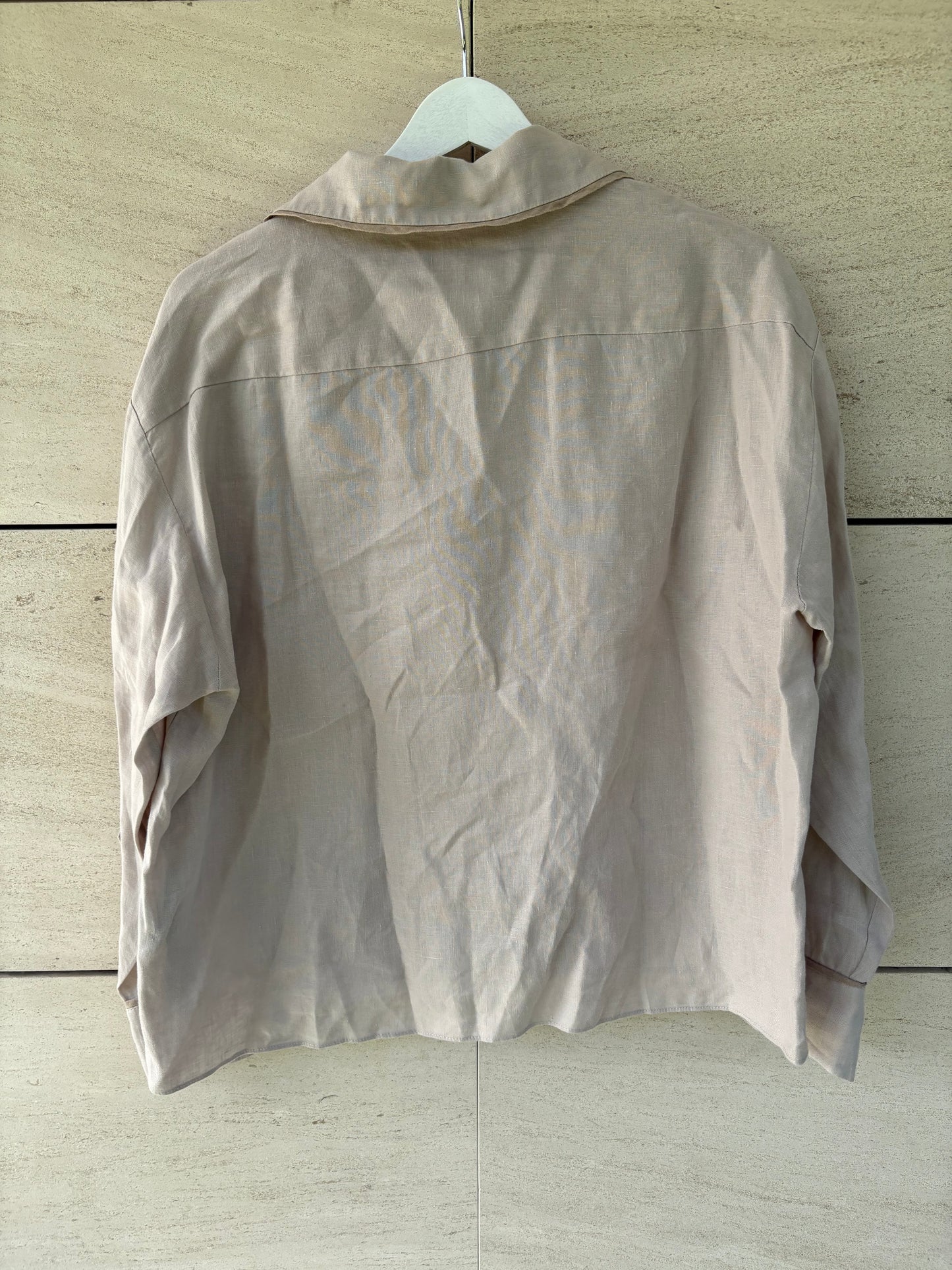 ZARA. Beige linen set. Size XS/S