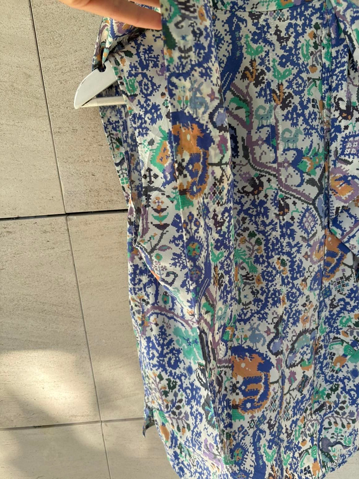 ISABEL MARANT. Blusa seda estampada
