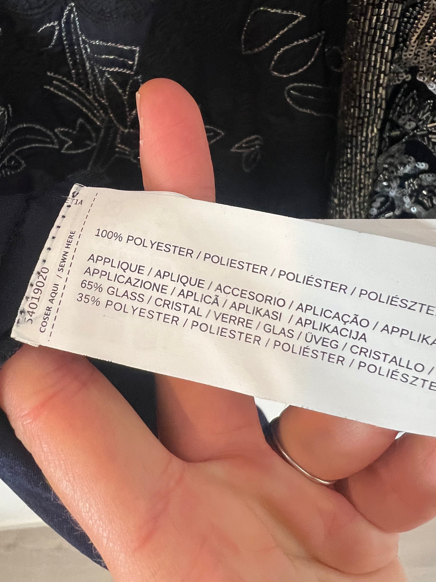 MANGO. Kimono terciopelo pedrería TU(s/m)