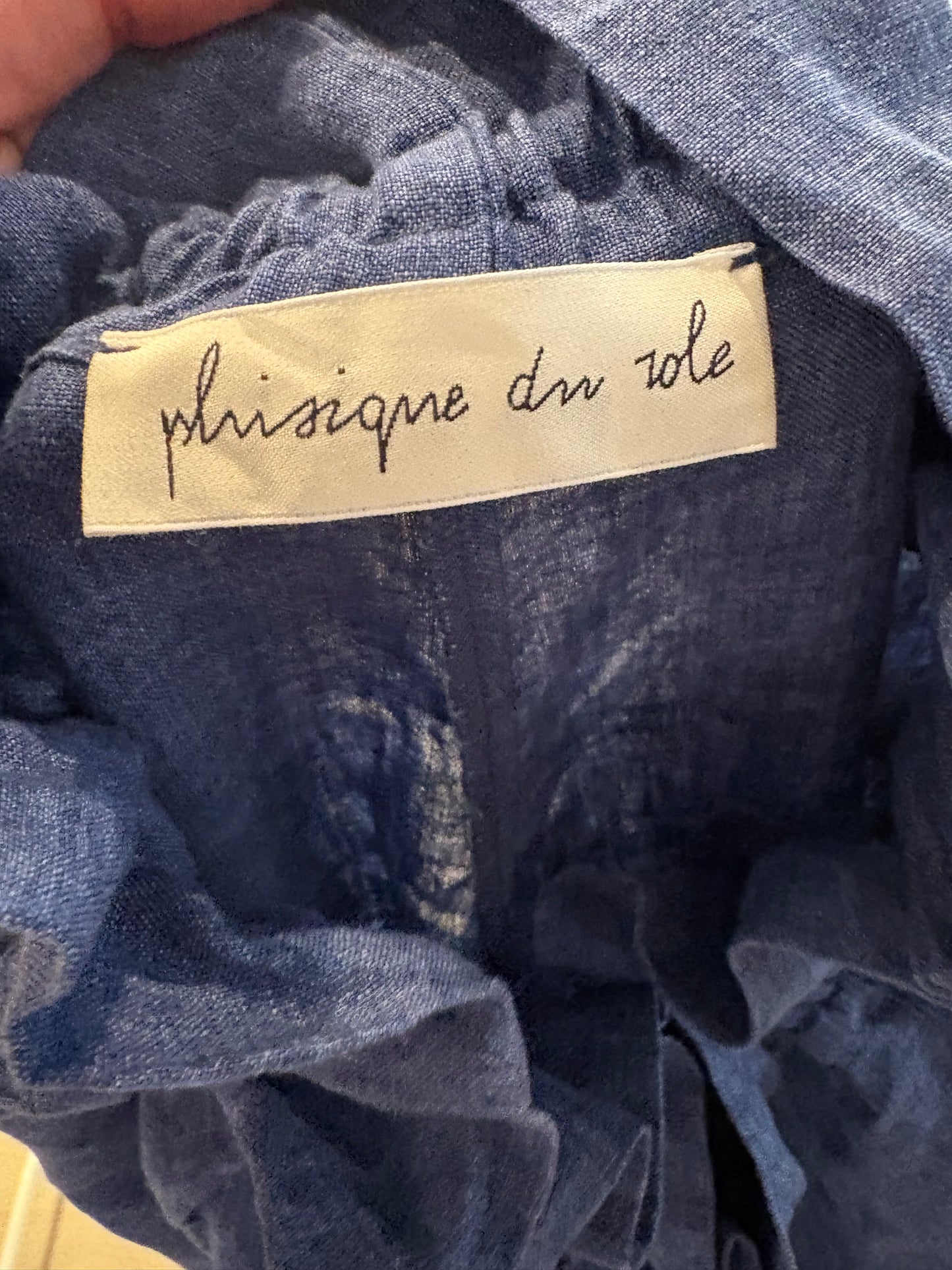 PHISIQUE DU ROLE. Pantalón denim lino. T S