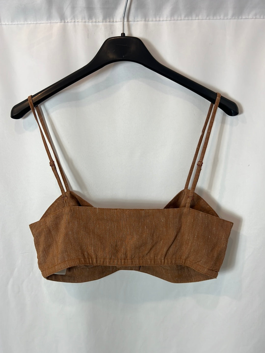 SESSÚN. Crop top caldero jaspeado. T S