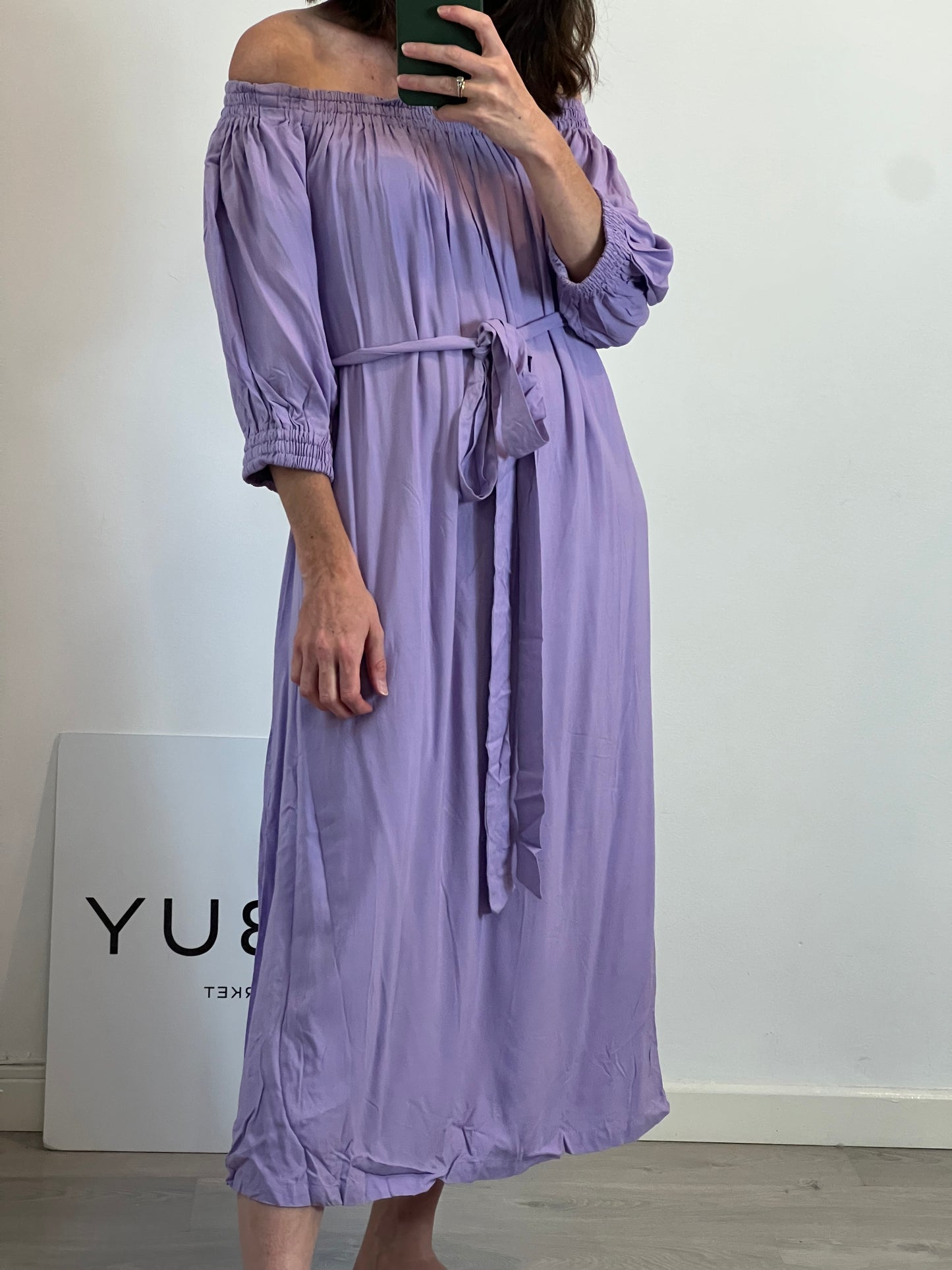 ARISTOCRATA COLLECTION. Vestido midi algodón. T. 36