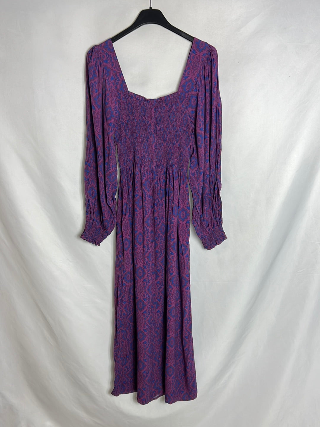 MAGNOLYA. Honeycomb print midi dress. Size 00(XS)