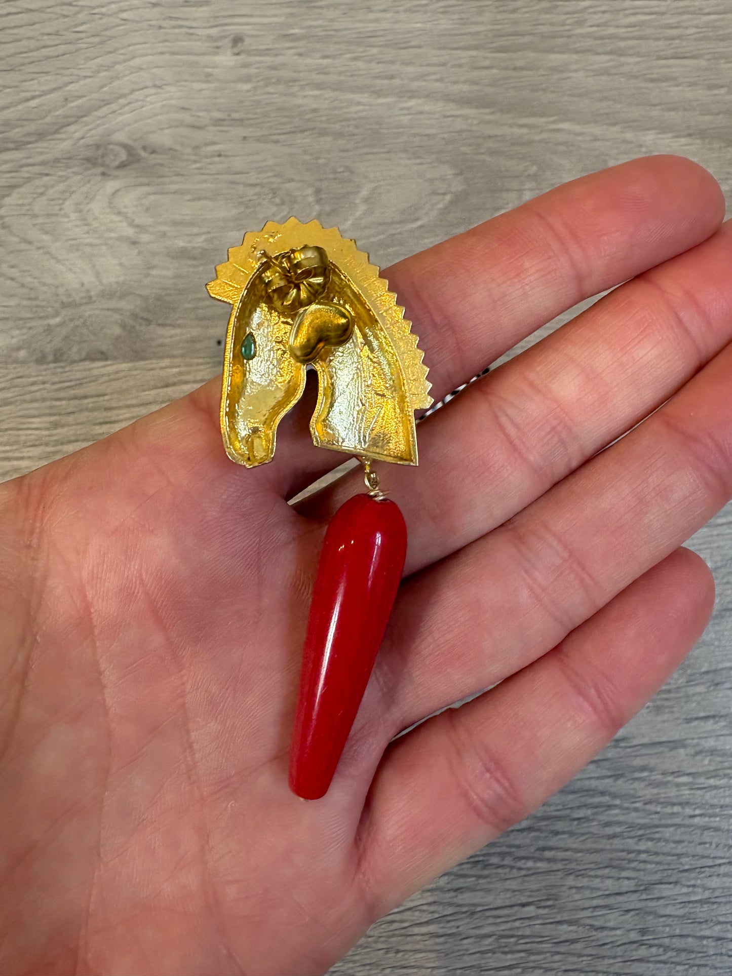 OTRAS. Pendientes cebra colgante