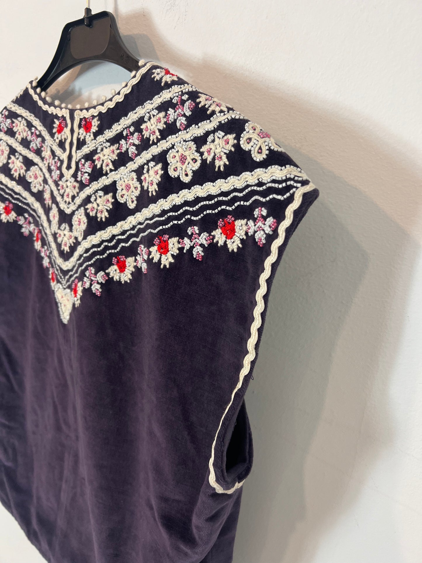 ISABEL MARANT. Top terciopelo bordado Tu(s/m)