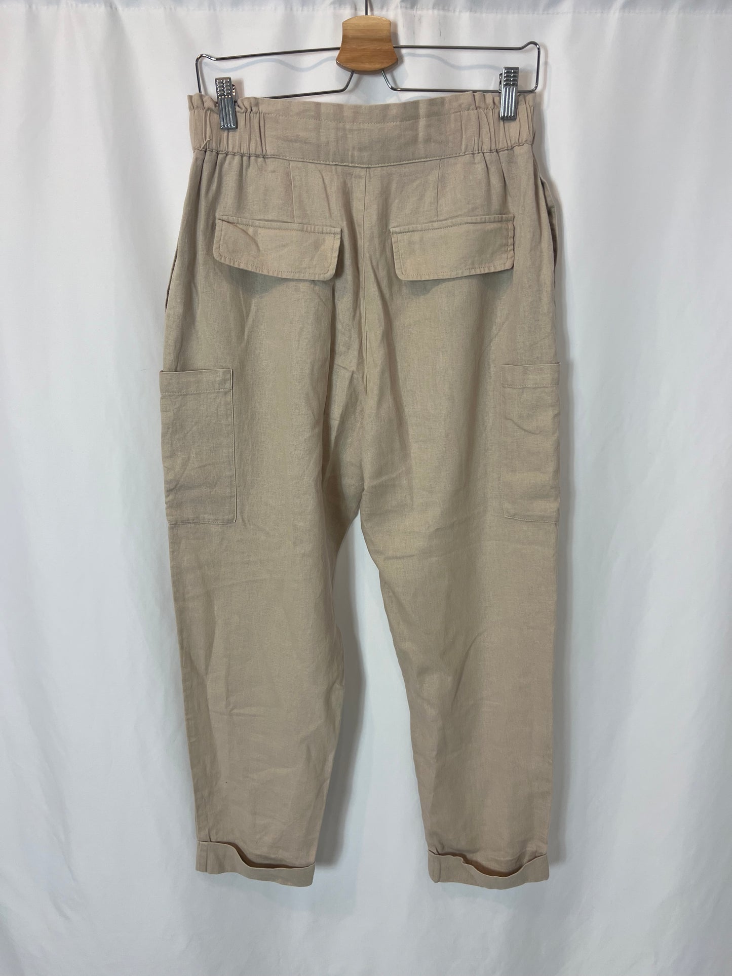 ZARA. Beige trousers with pockets. Size 34 (s)