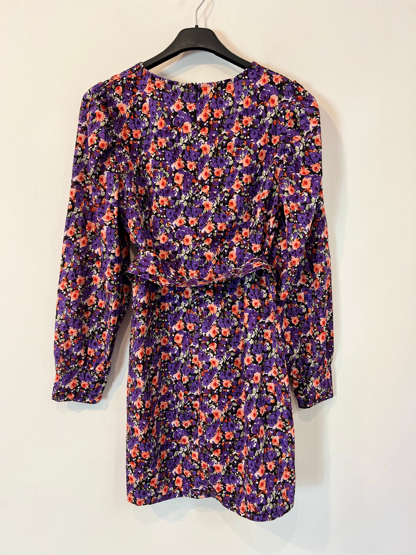 OTRAS. Vestido morado flores TU(S)