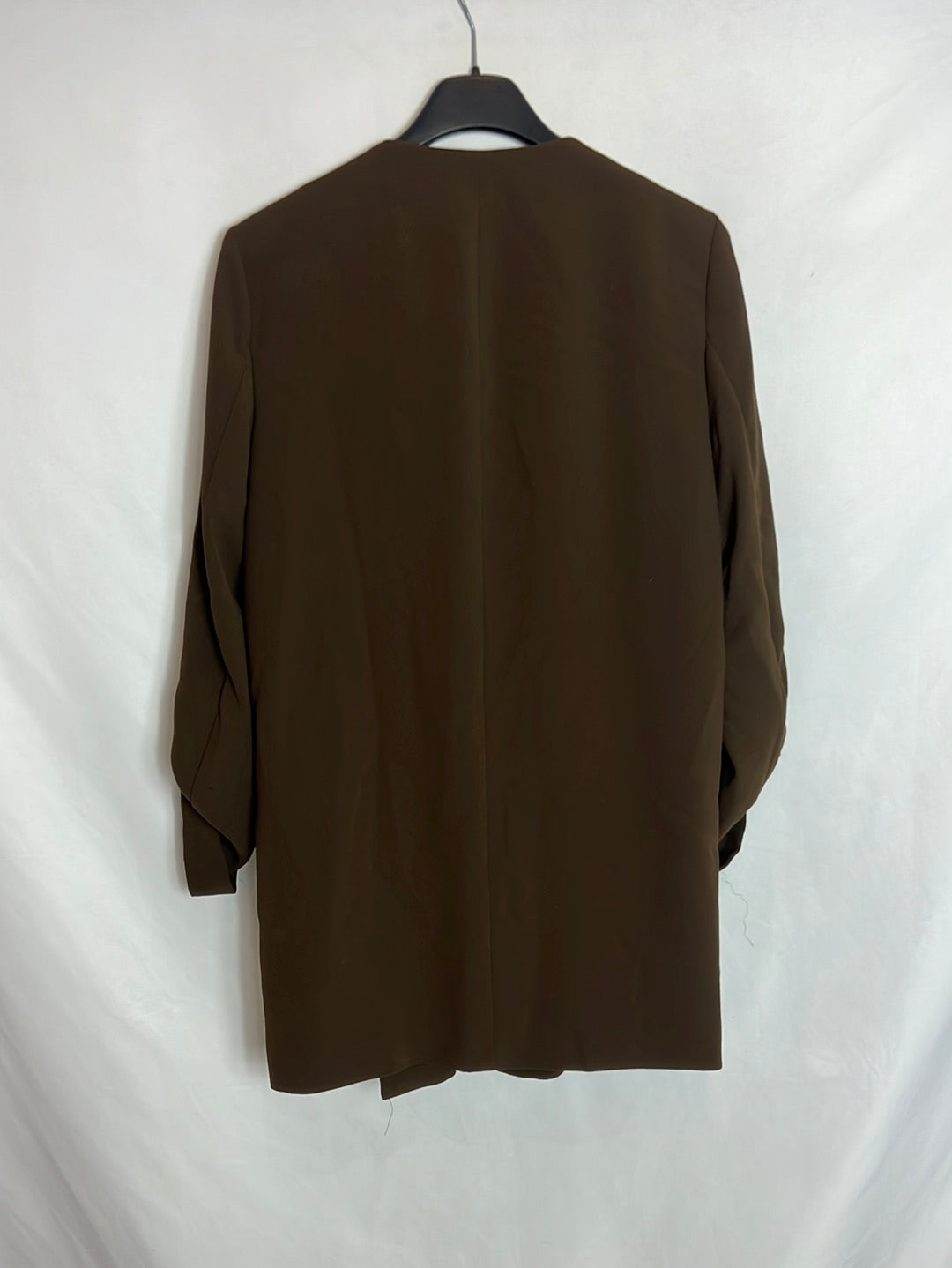 ZARA. Green double-breasted blazer with buttons. Size XS