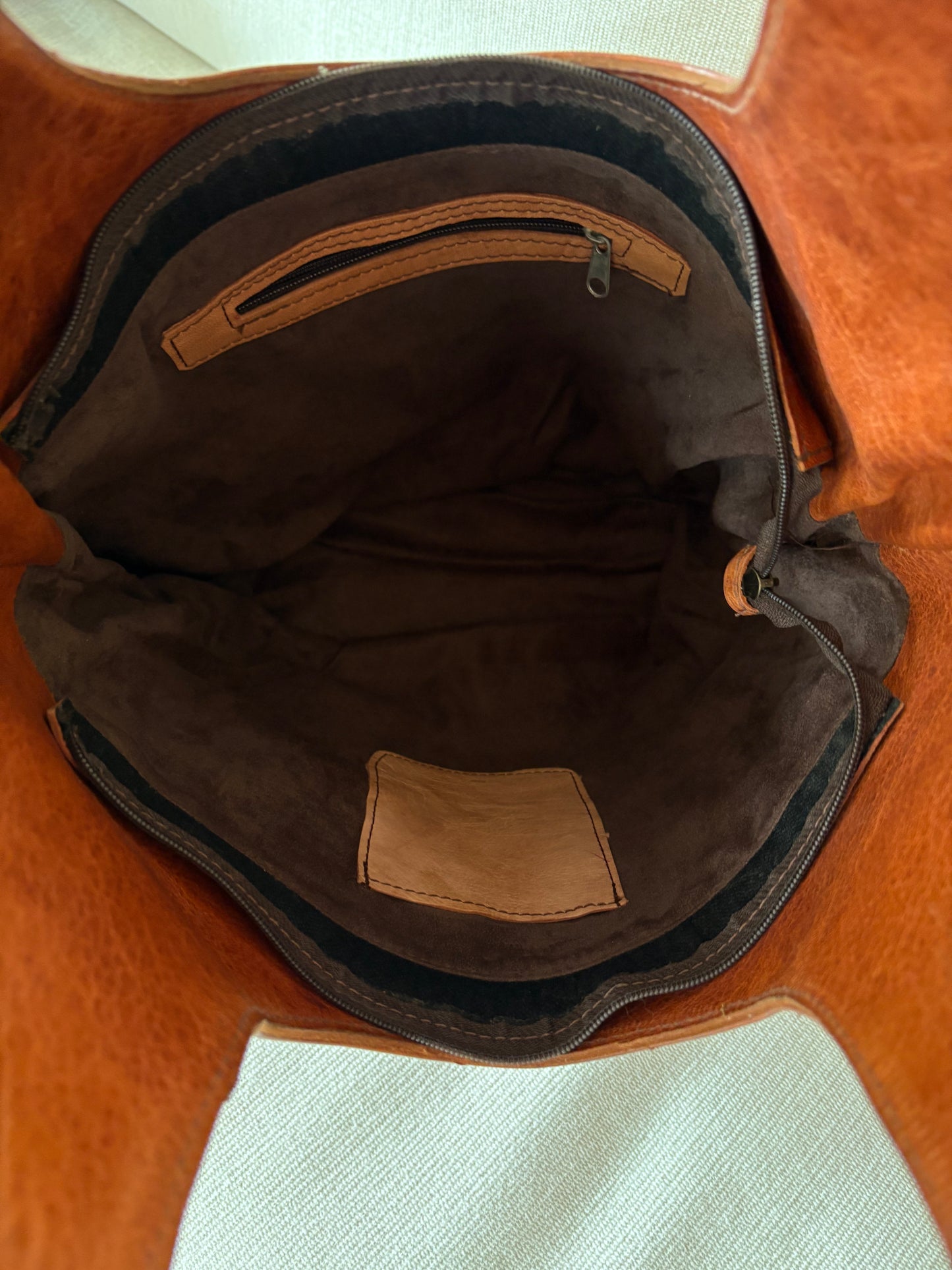 Bolso de hombro piel