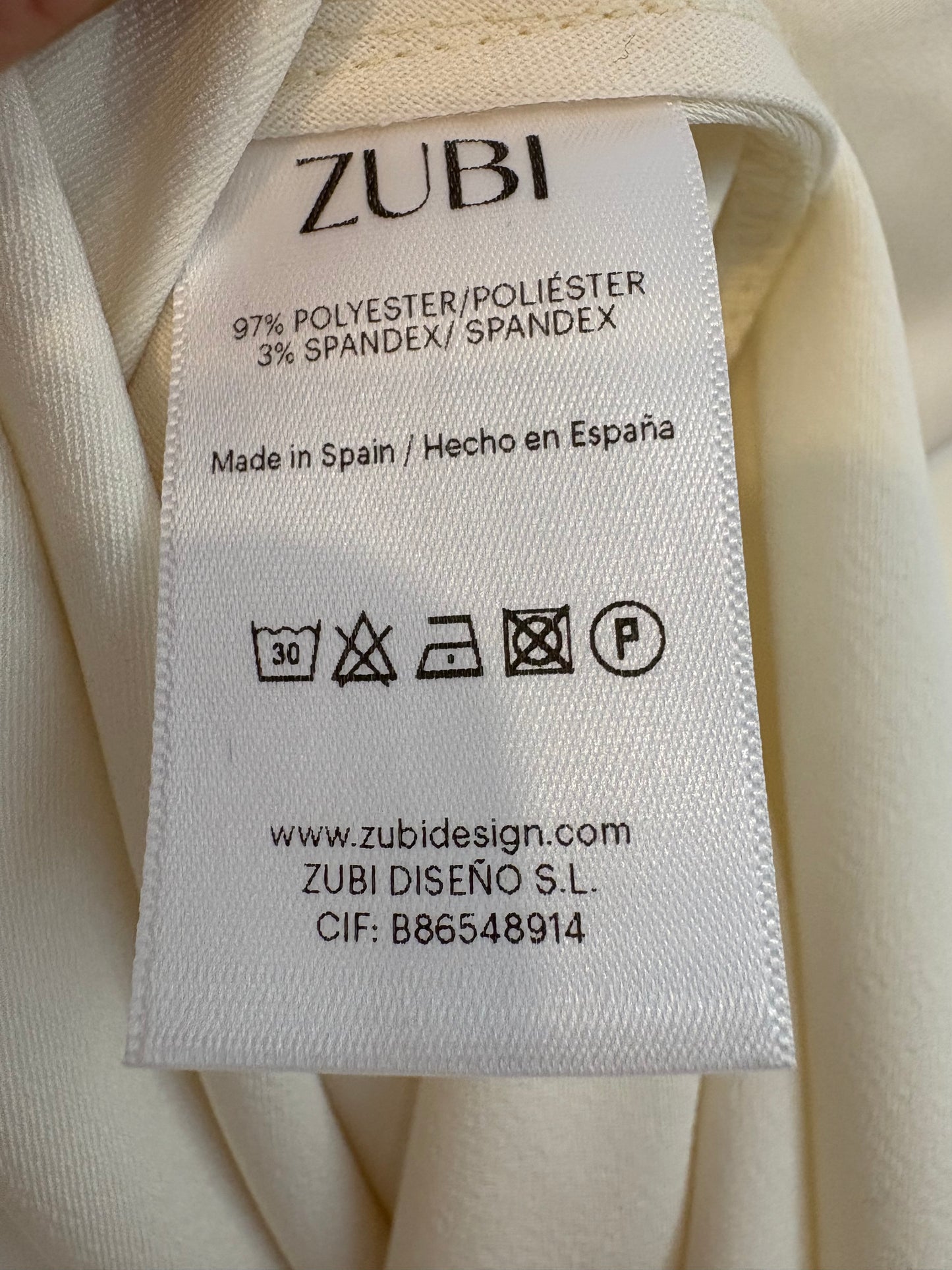 ZUBI. Falda larga satinada