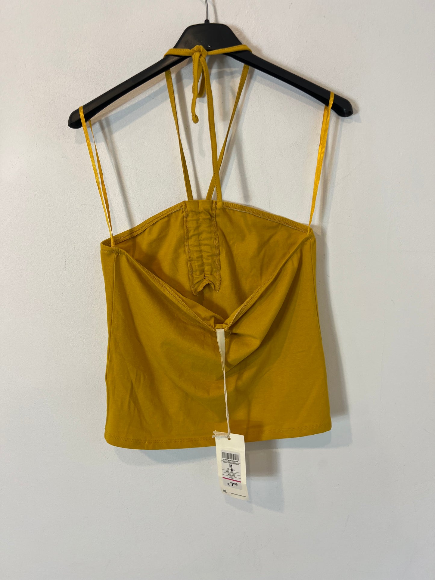 PINK WOMAN. top mostaza T.s