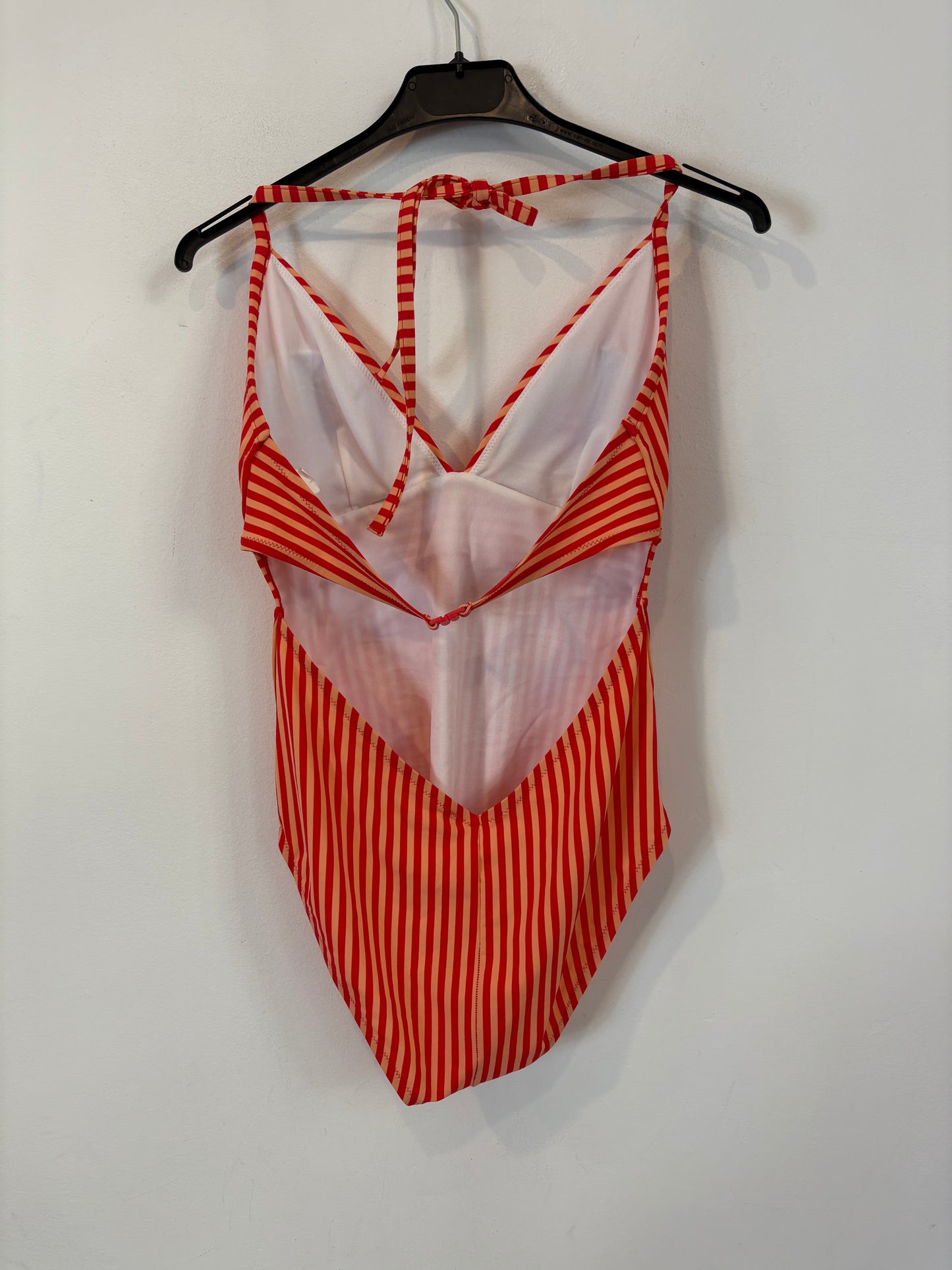 OTHERS. Two-tone striped swimsuit. TS/M