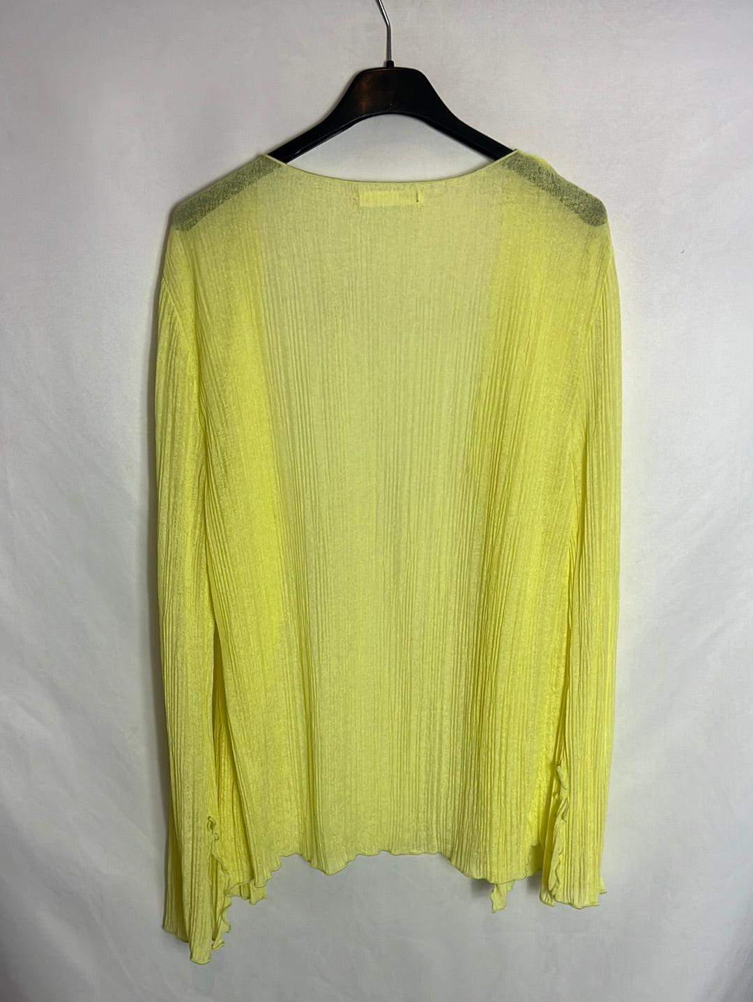 PULL&BEAR . Chaqueta textura flúor. T S