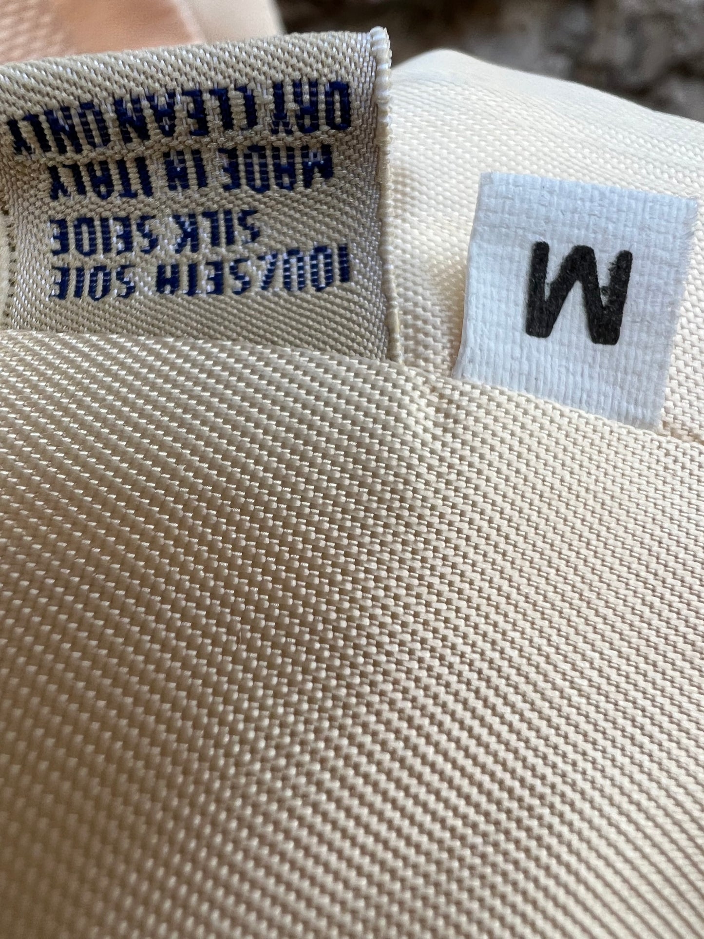 ALTEA MILANO. Chaleco seda tono pastel rayas. TS/ M