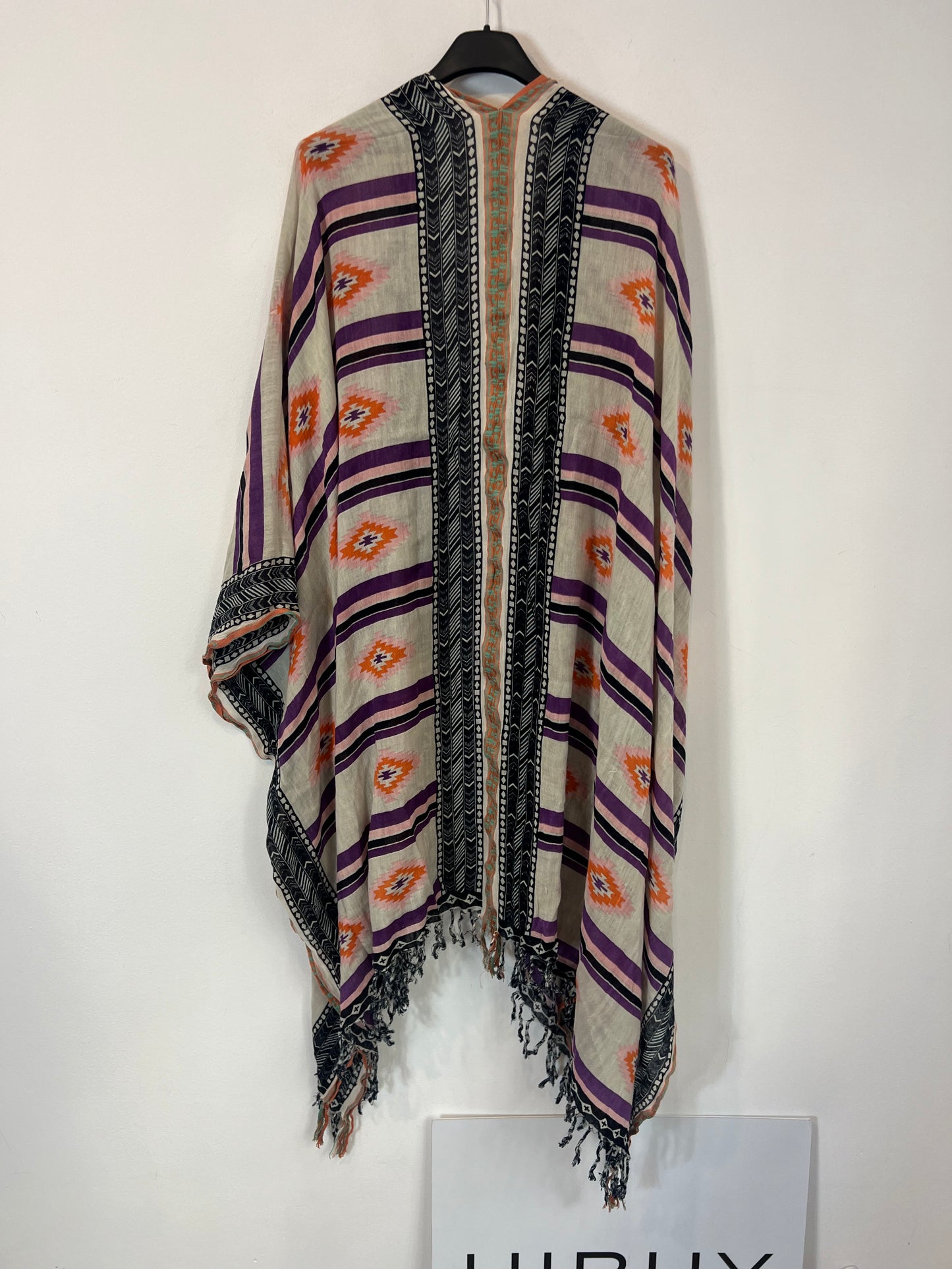 OTRAS. Kimono estampado étnico TU(S/M)