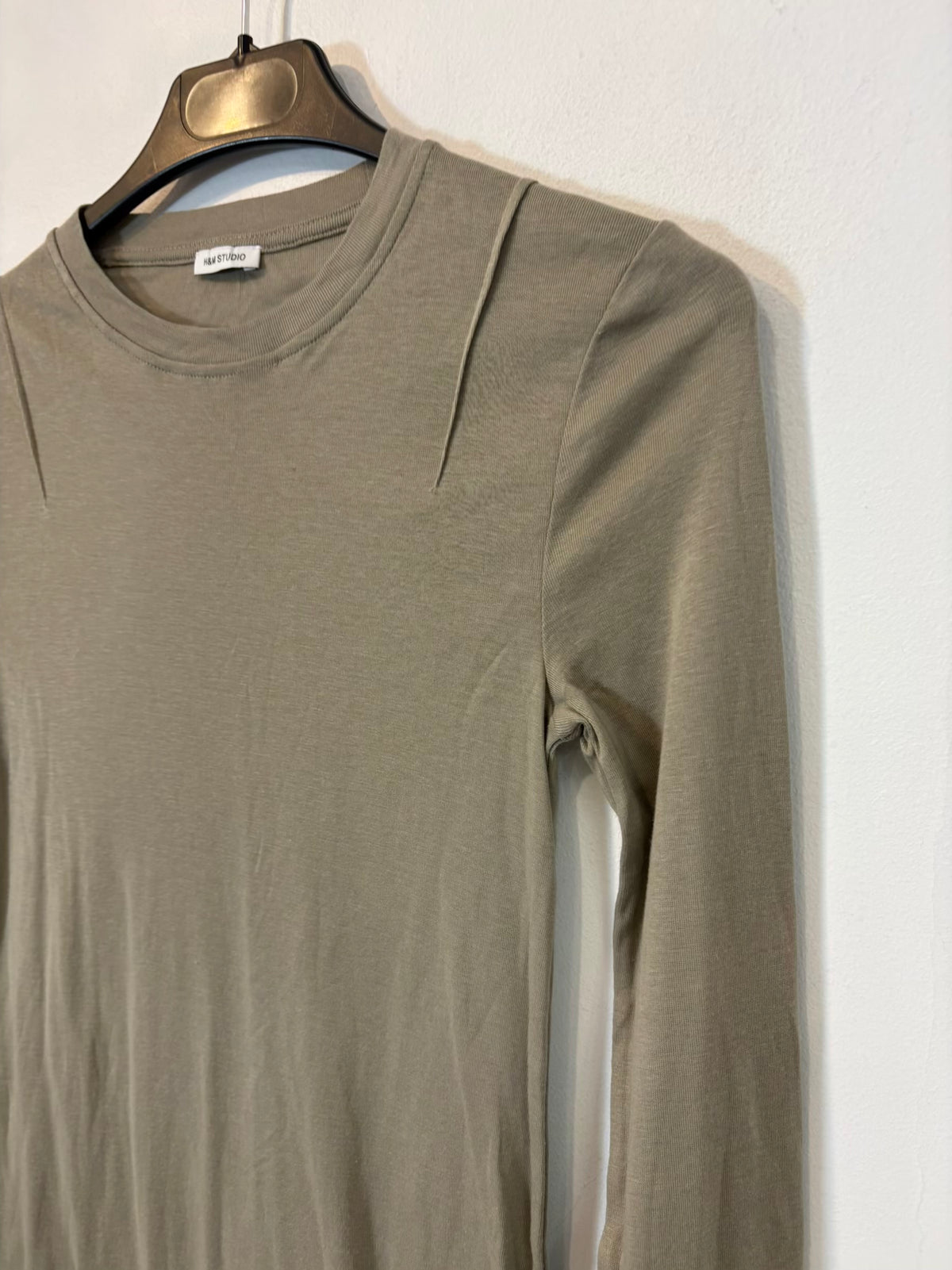 H&M STUDIO. Camiseta manga larga algodón