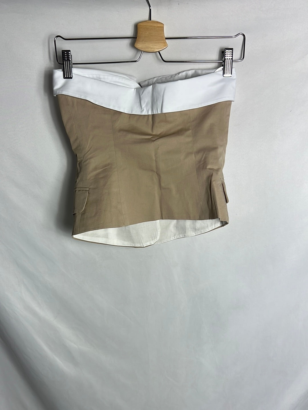 ZARA. Top palabra de honor T.xs