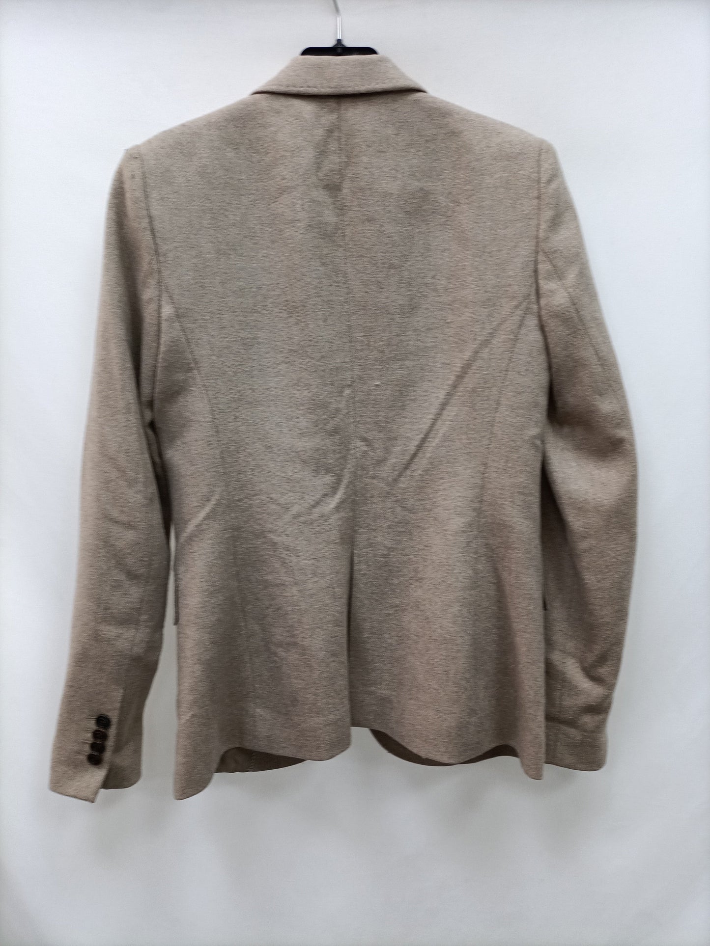 MASSIMO DUTTI. Blazer beige lana T.36