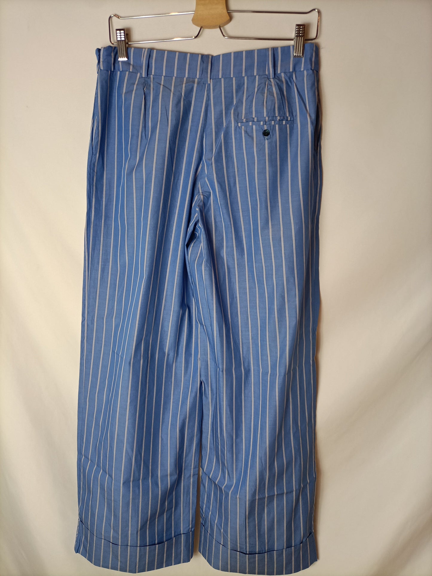 SHOU BARCELONA. Total look top y pantalón rayas. T S(M)