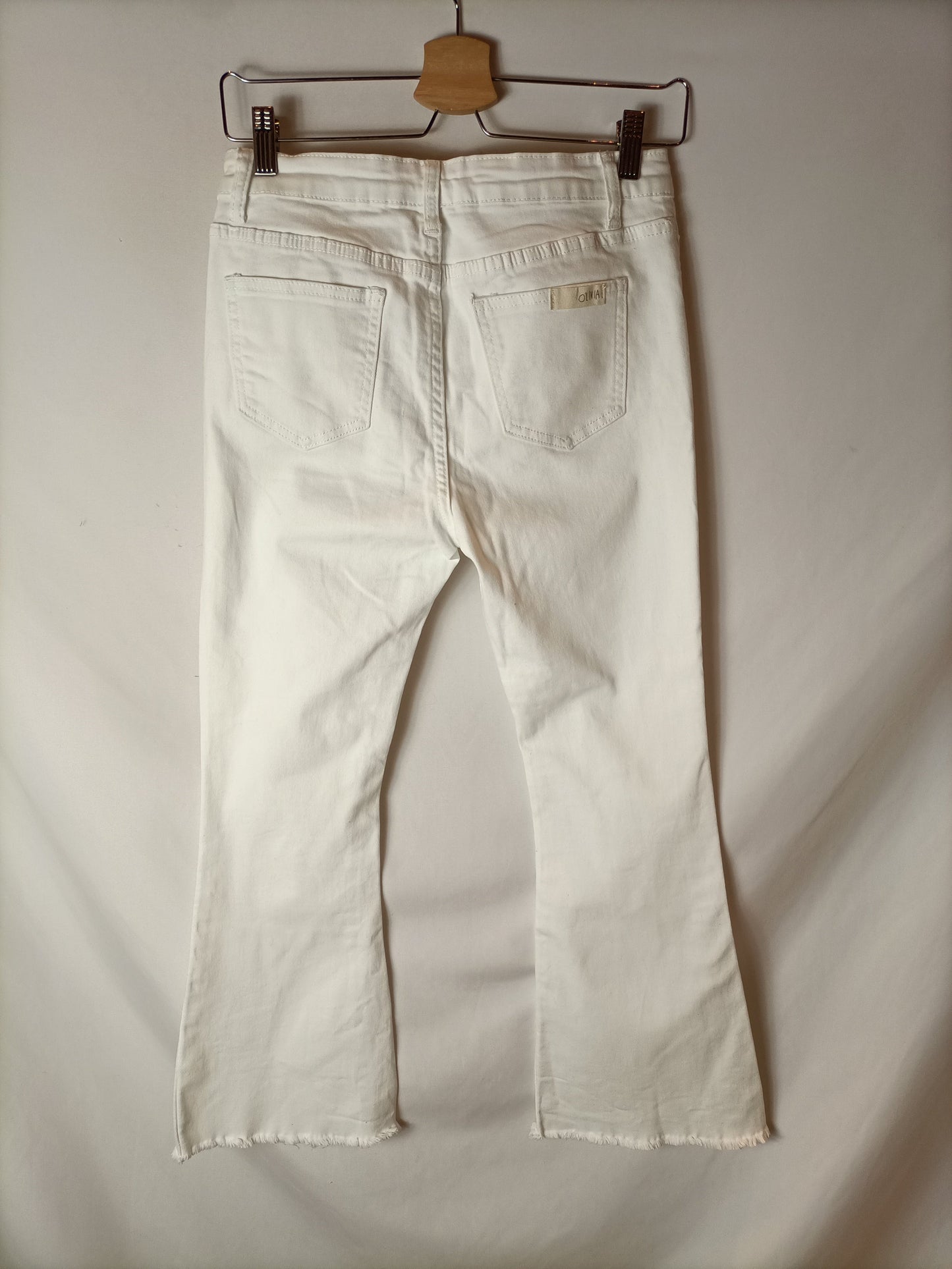 OTRAS. Pantalón blanco denim T.xl(36)
