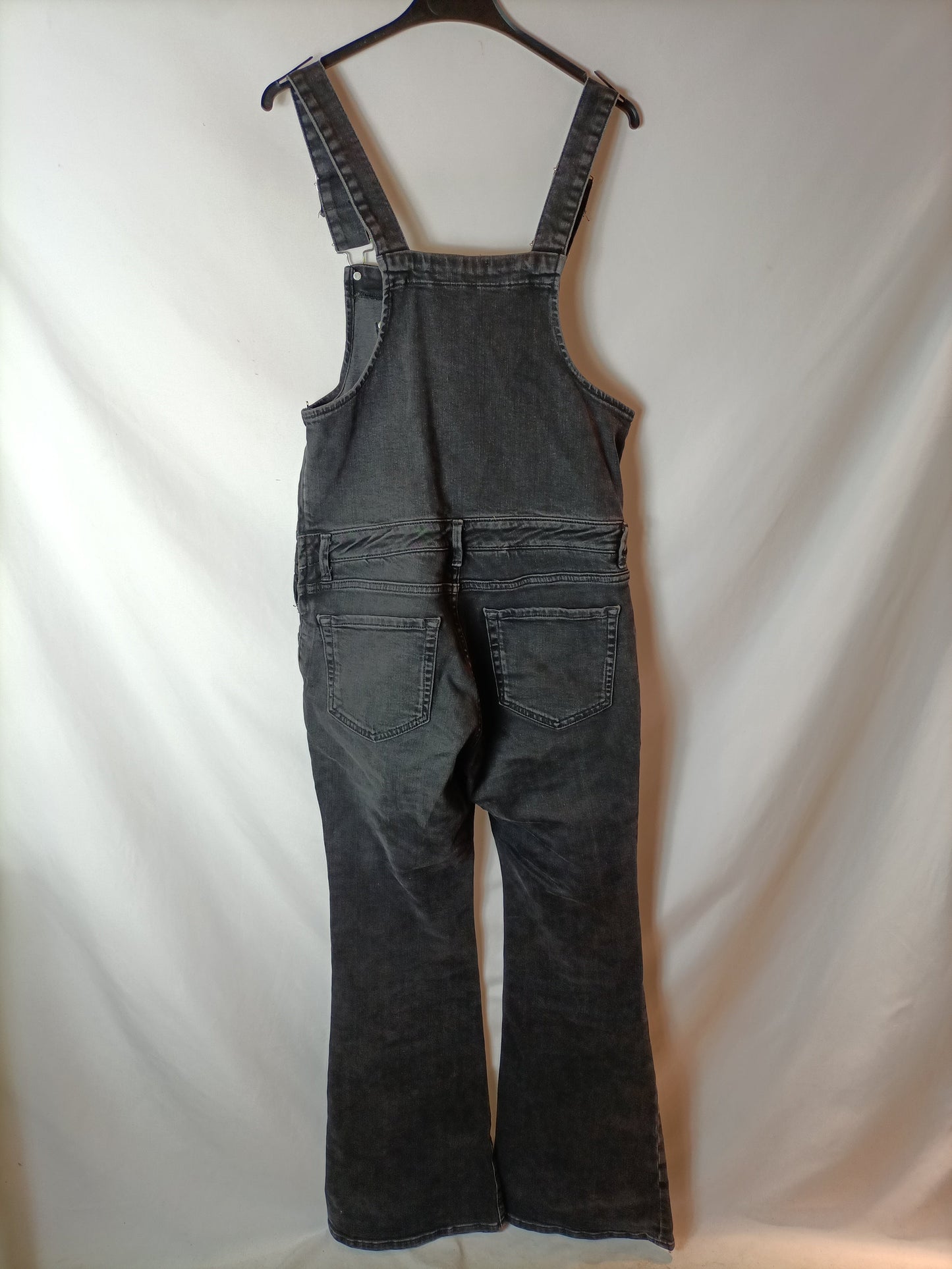 MANGO. Peto denim negro T.m