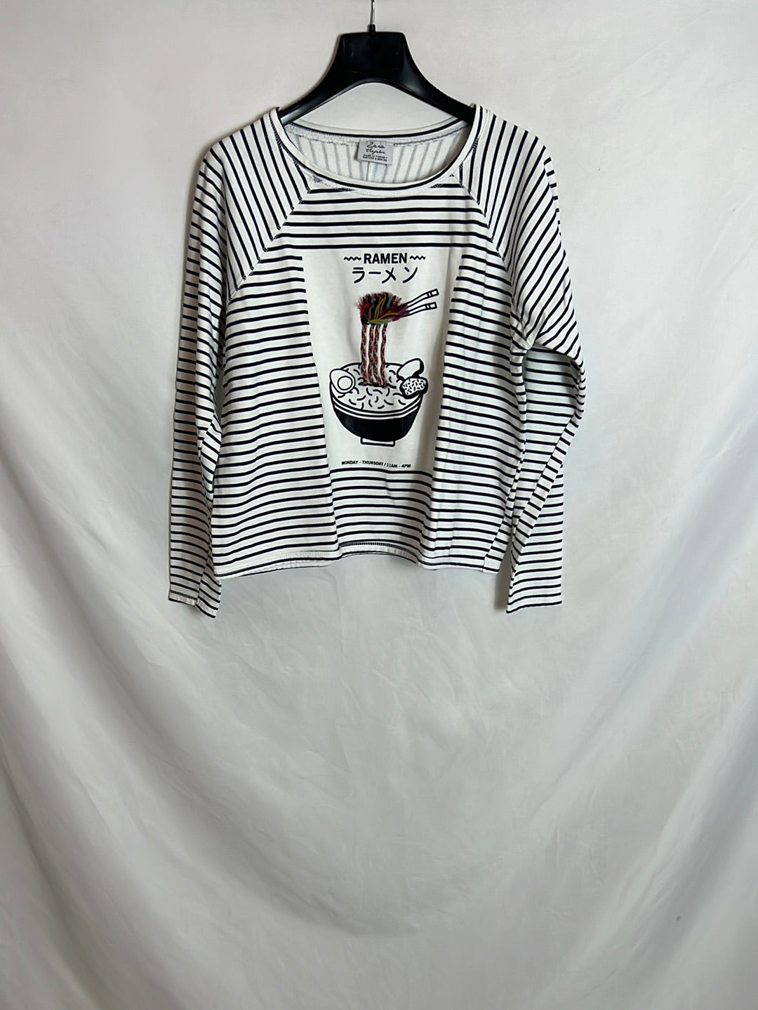 Sudadera rayas estampada – Hibuy market