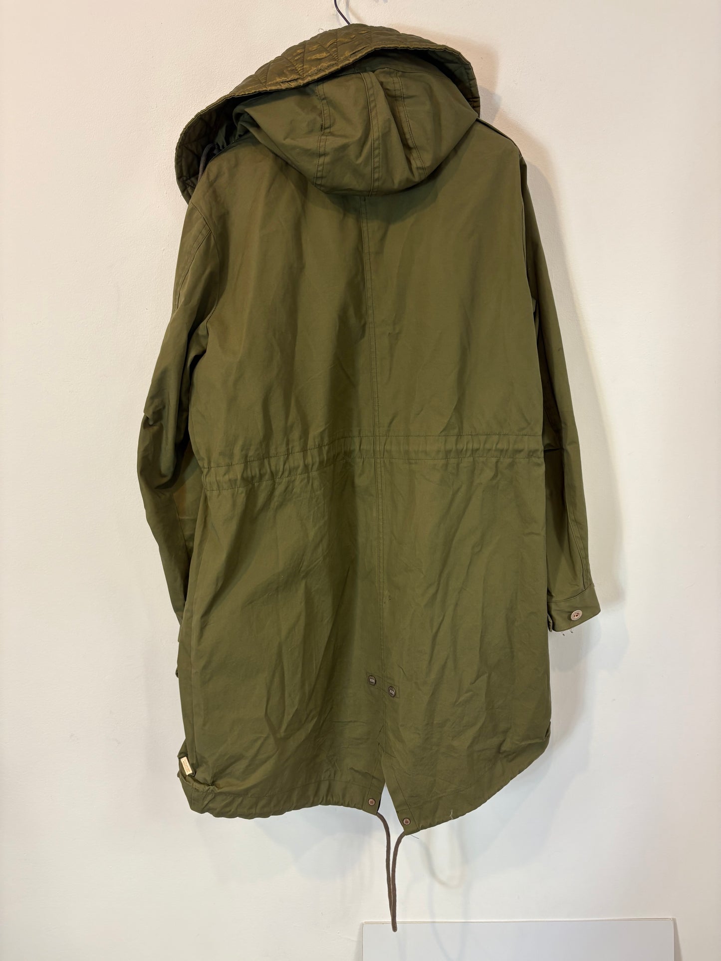 SCOTCH & SODA. Green parka with removable hood. Size 1 (S)