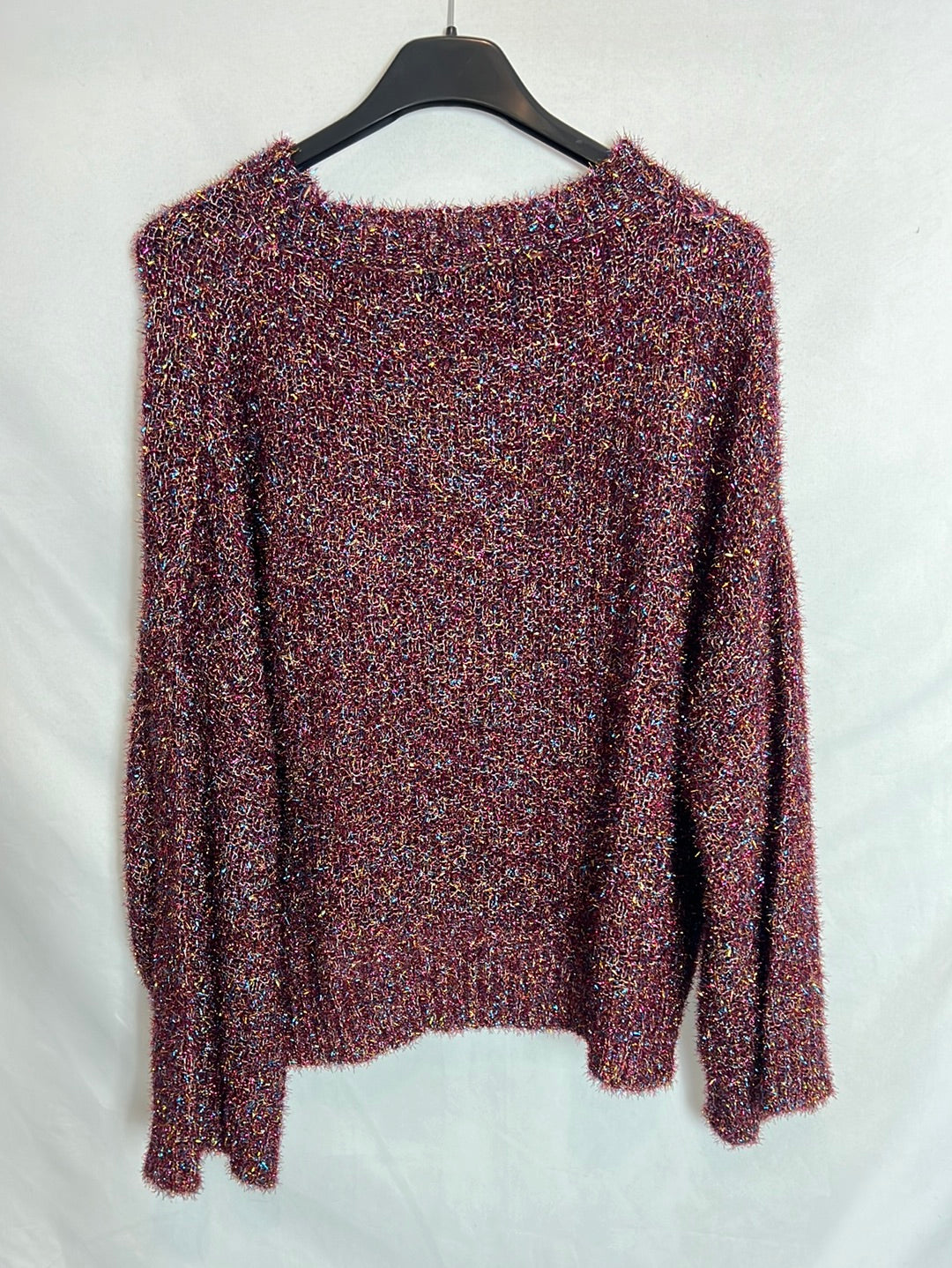 OTHER. Textured glitter colored sweater. TS
