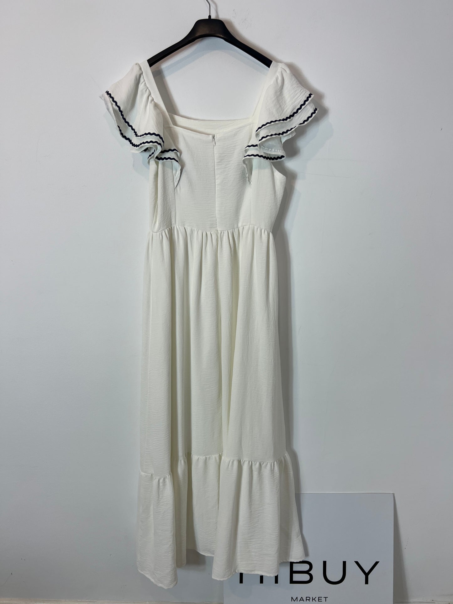 OTRAS. Vestido blanco bordado T.u(s)