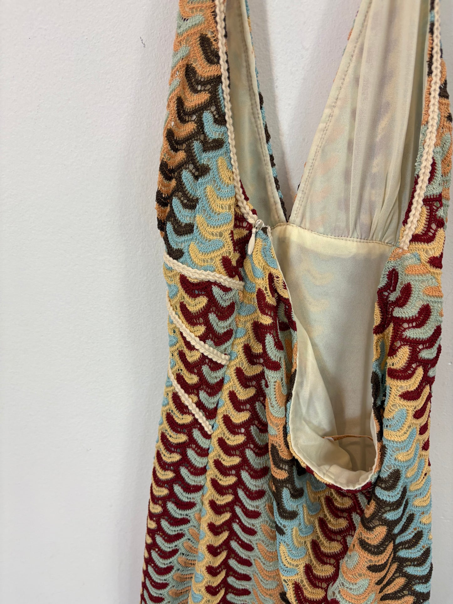 LILY ROSE. Vestido largo colores. T M/L