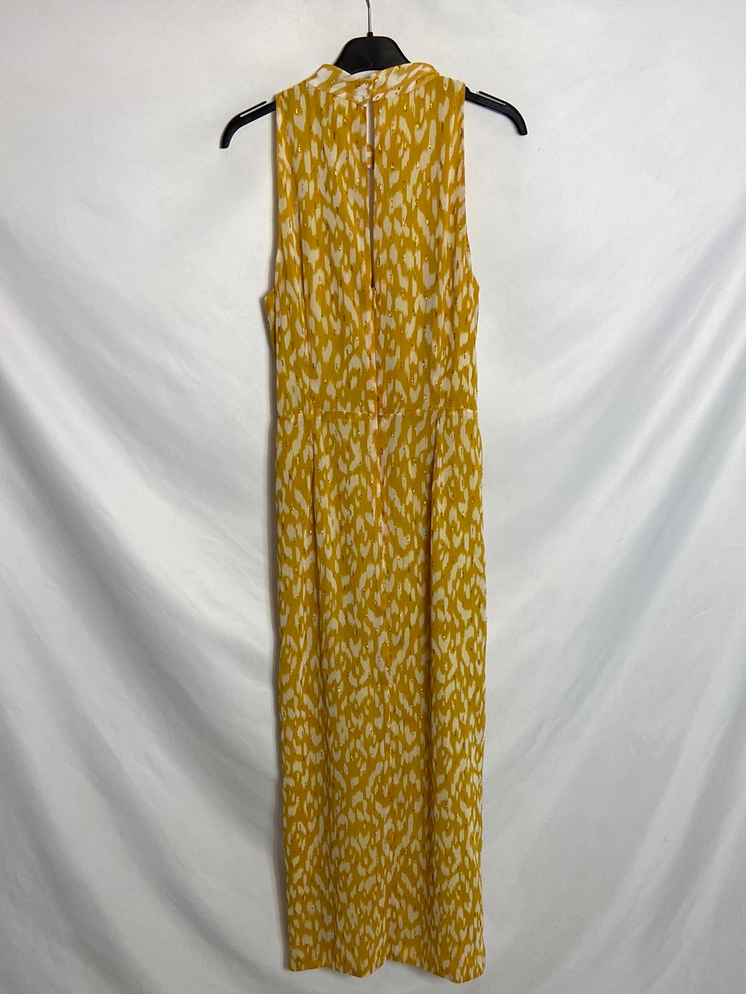 SCALPERS. Vestido amarillo estampado T.S