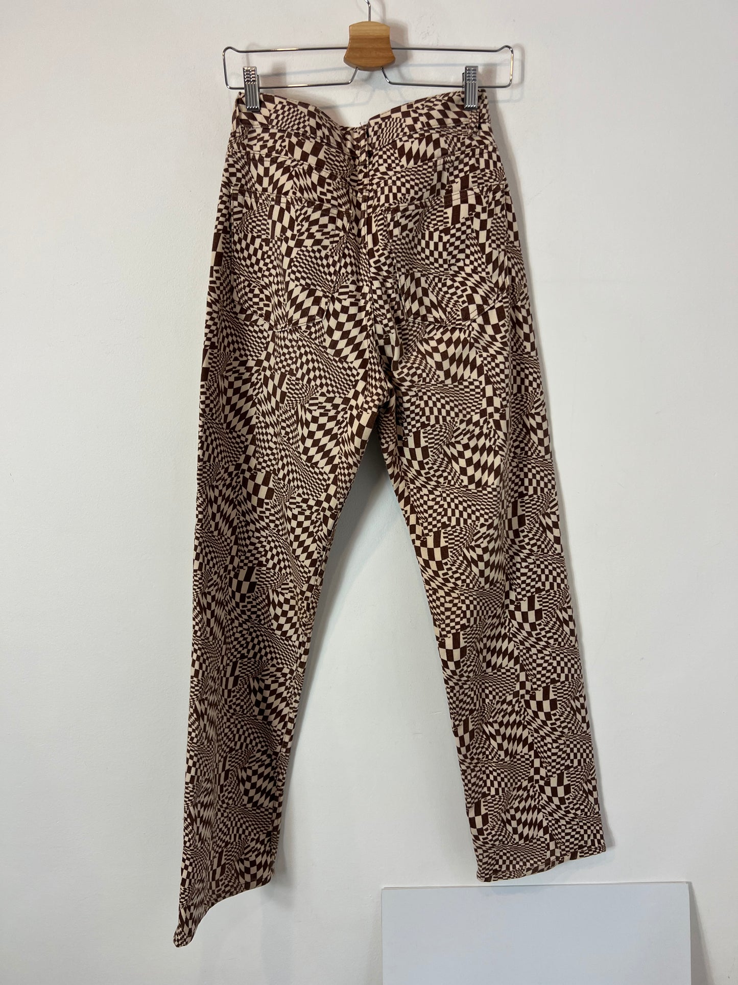 PULL&BEAR. Denim estampado retro. T 38