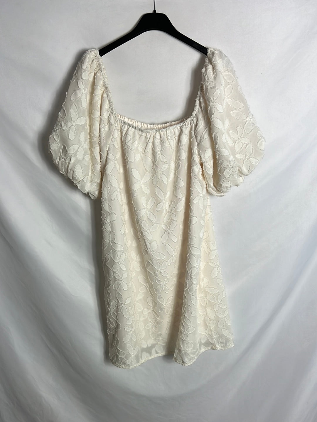 AMEÉ. Vestido beige flores TU(s)