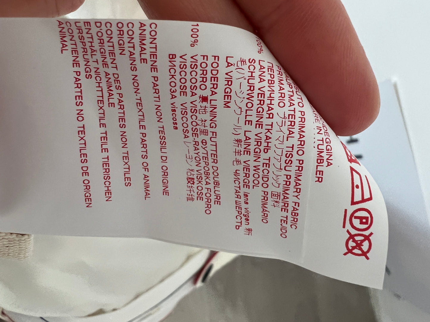 MARNI. Pantalón lana rojo fluido T.36