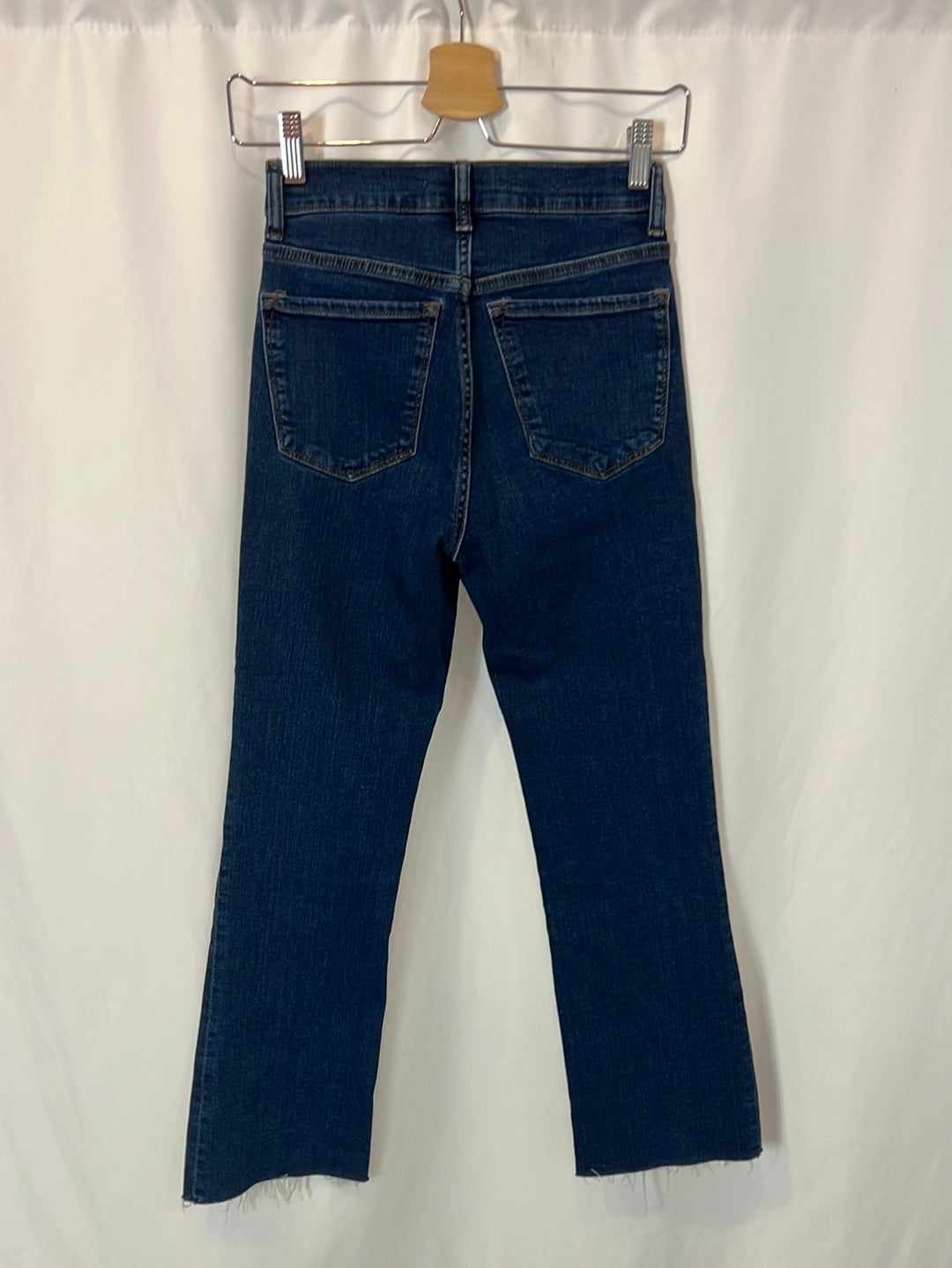 MANGO. Flared denim trousers, size 34
