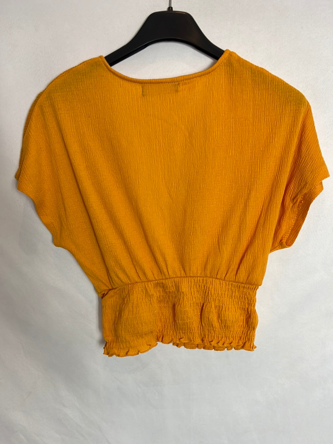 BERSHKA. Top melocotón textura. T XS