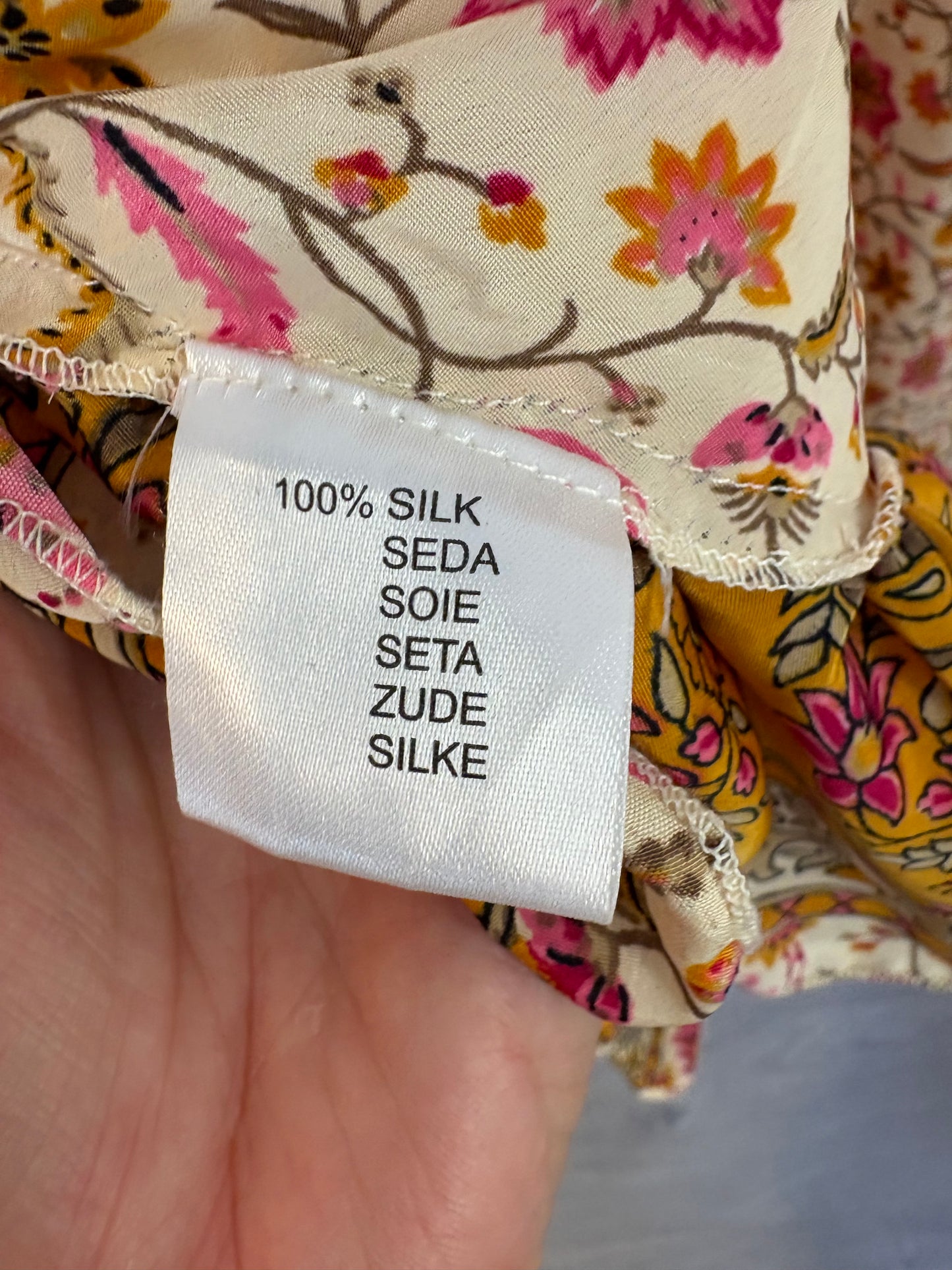 TARIFA SOUL. Vestido seda asimétrico. T M