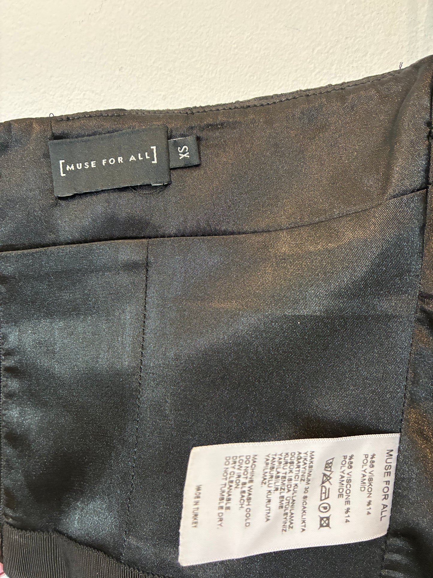 MUSE FOR ALL. Top palabra de honor textura