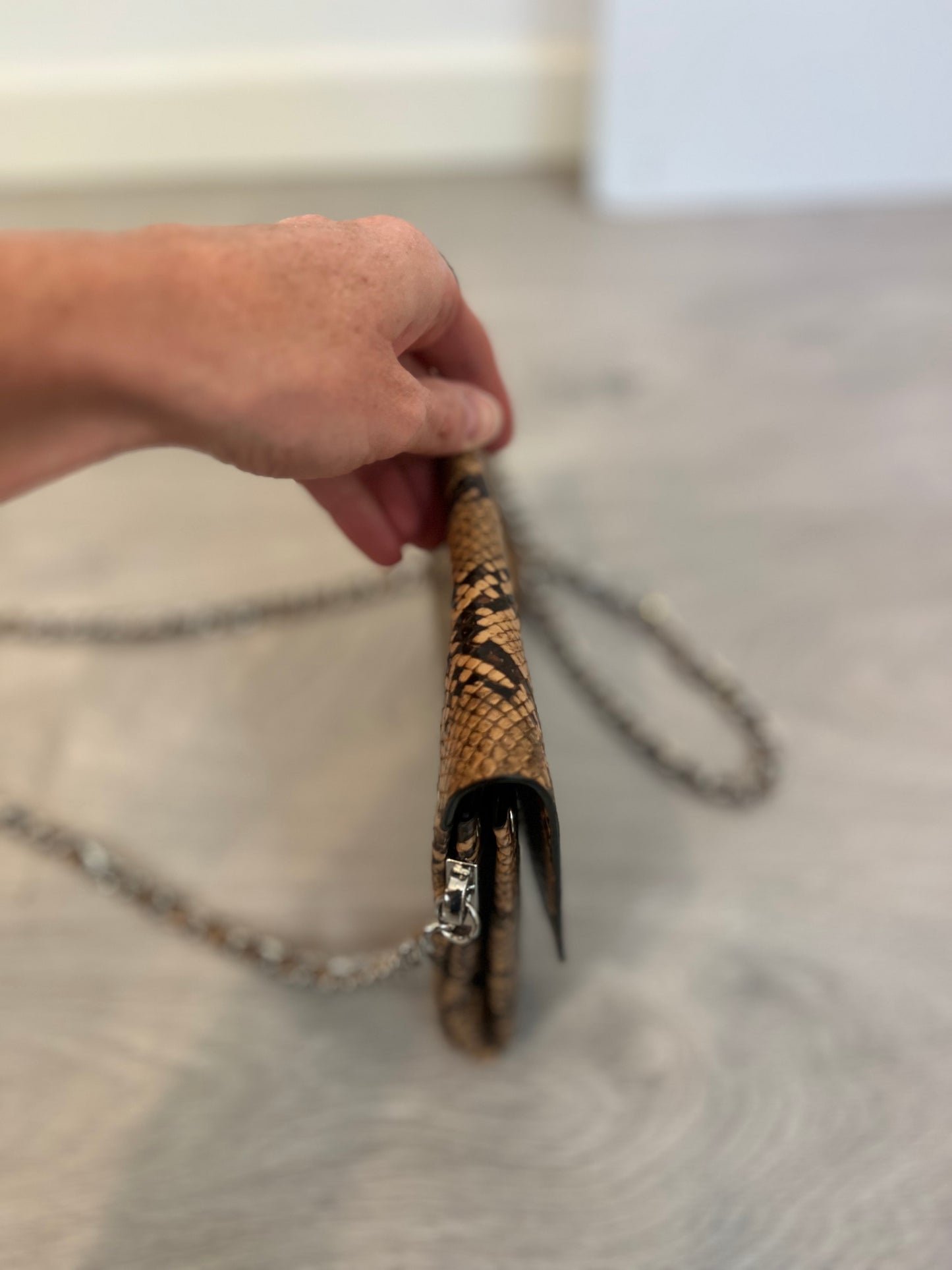 ZARA. Animal print bag