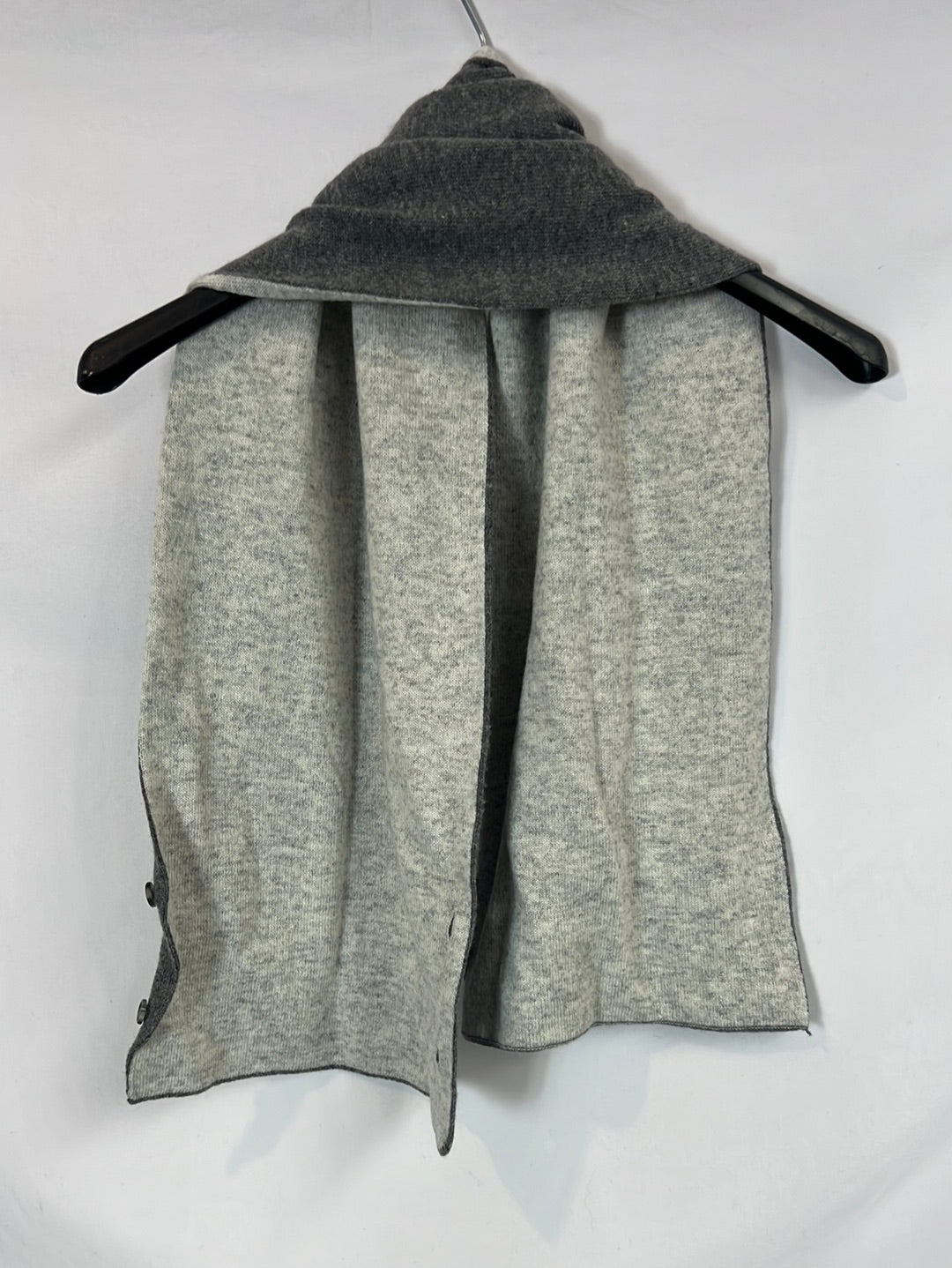 CASHMEREITALY. Bufanda gris cashmere