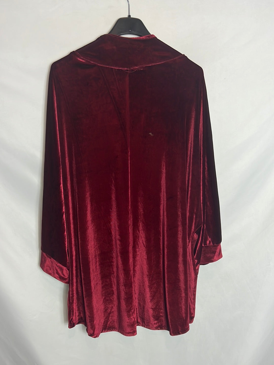 MEURONICE. Kimono burdeos terciopelo. TU