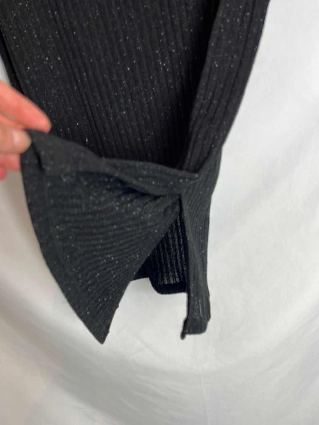 ZARA. Top canale hilos brillo. T S