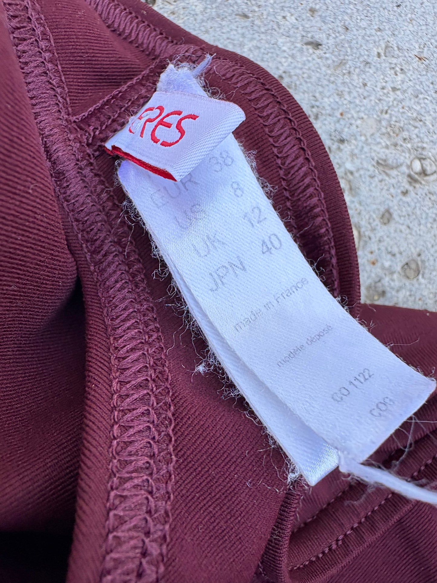 ERES. Bikini burdeos. T 38