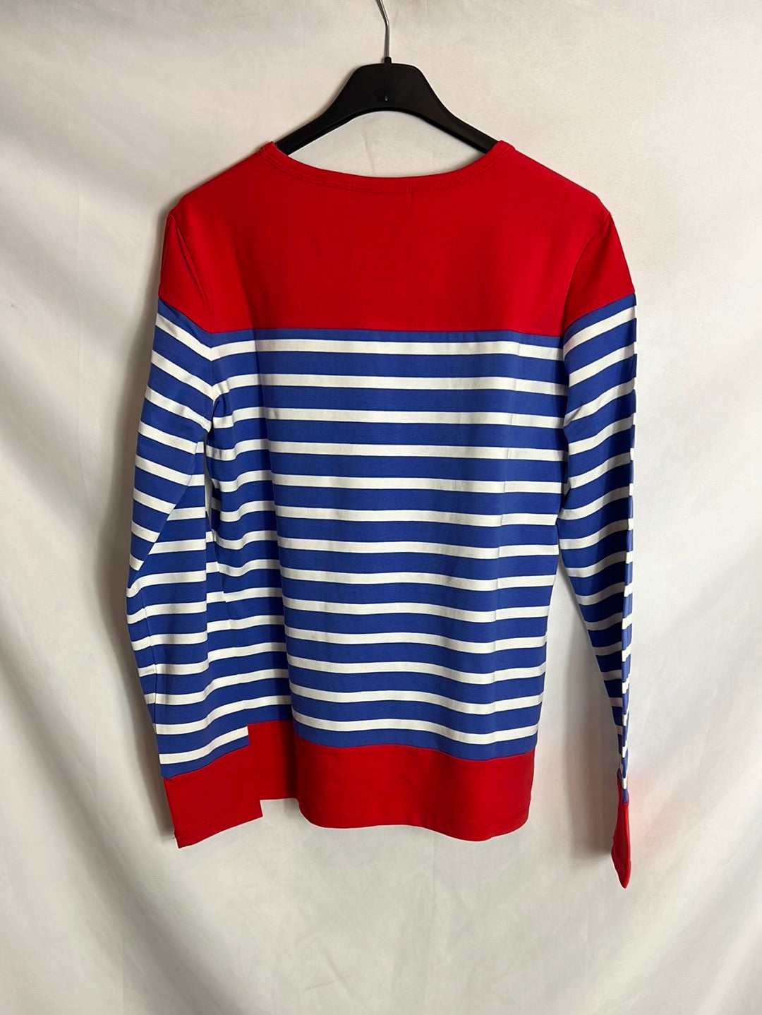 EL GANSO. Camiseta manga larga rayas elástica. T L